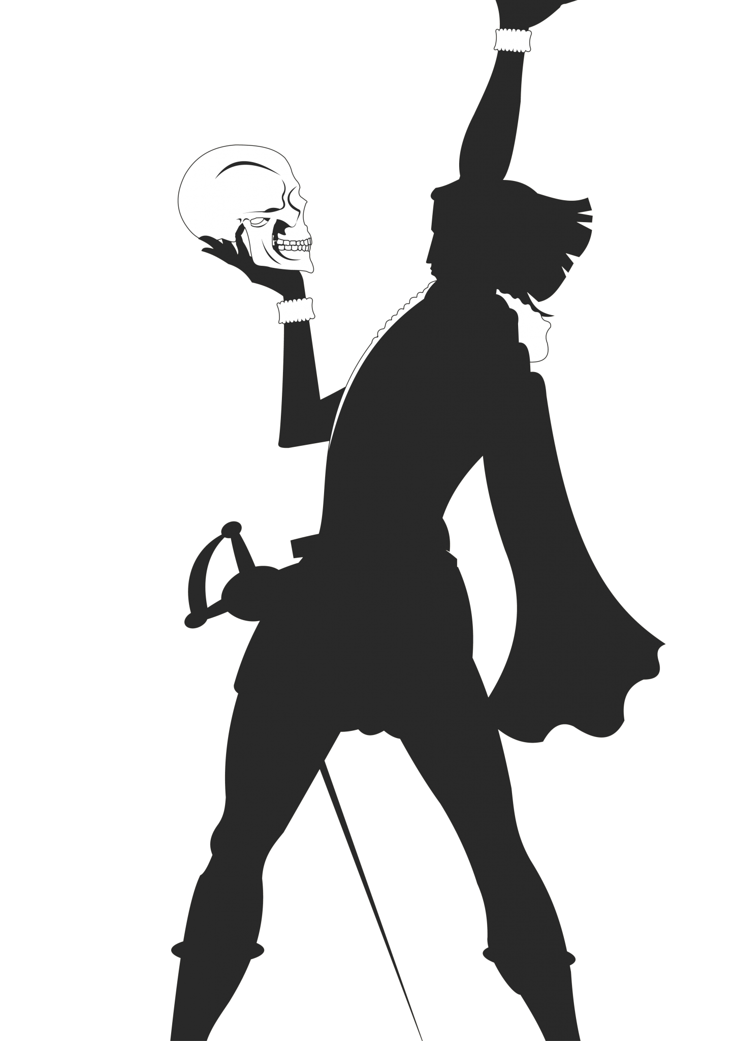 Hamlet Performing Arts Clipart