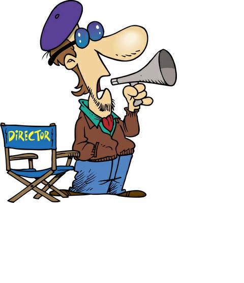 Film Director Cartoon Clipart