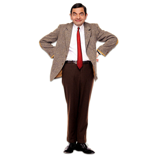 Mr Bean Standing Clipart
