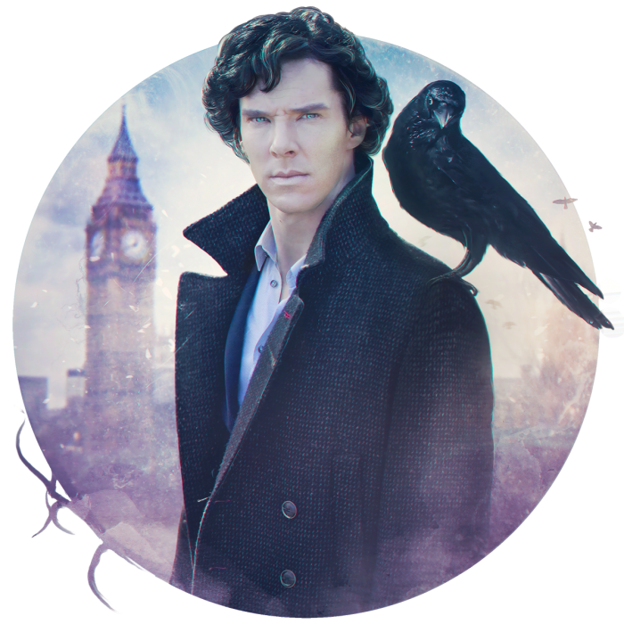 Sherlock Purple Clipart