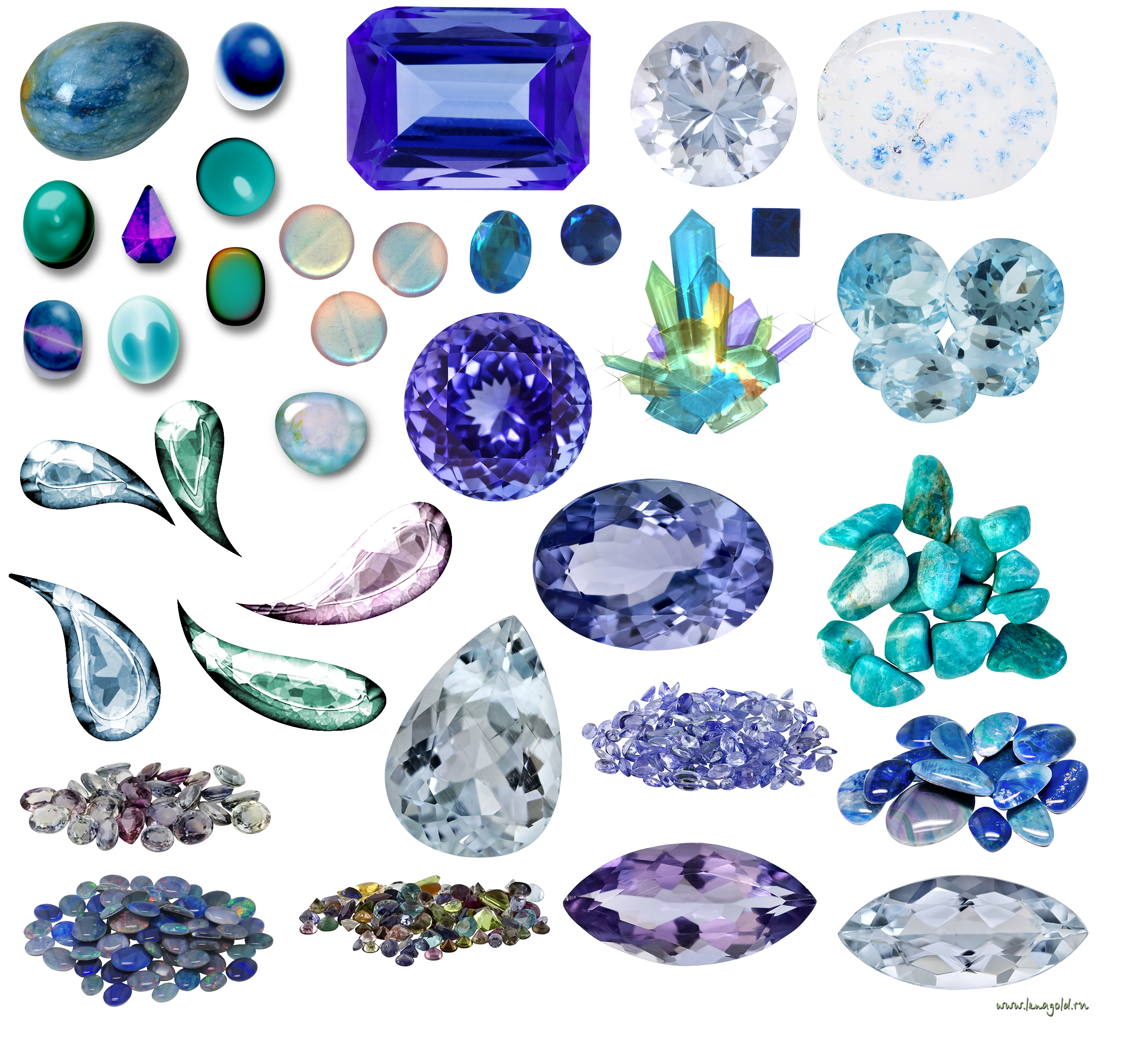 Gemstone Blue Clipart