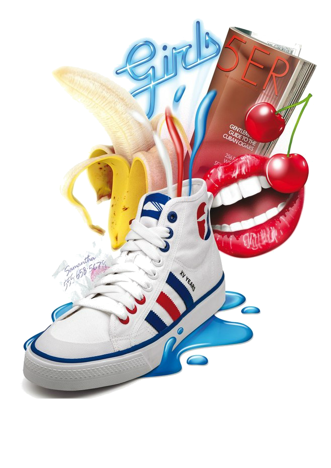 Adidas Originals Walking Shoe Clipart