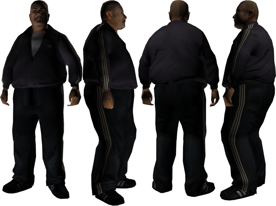 Grand Theft Auto San Andreas Standing Clipart