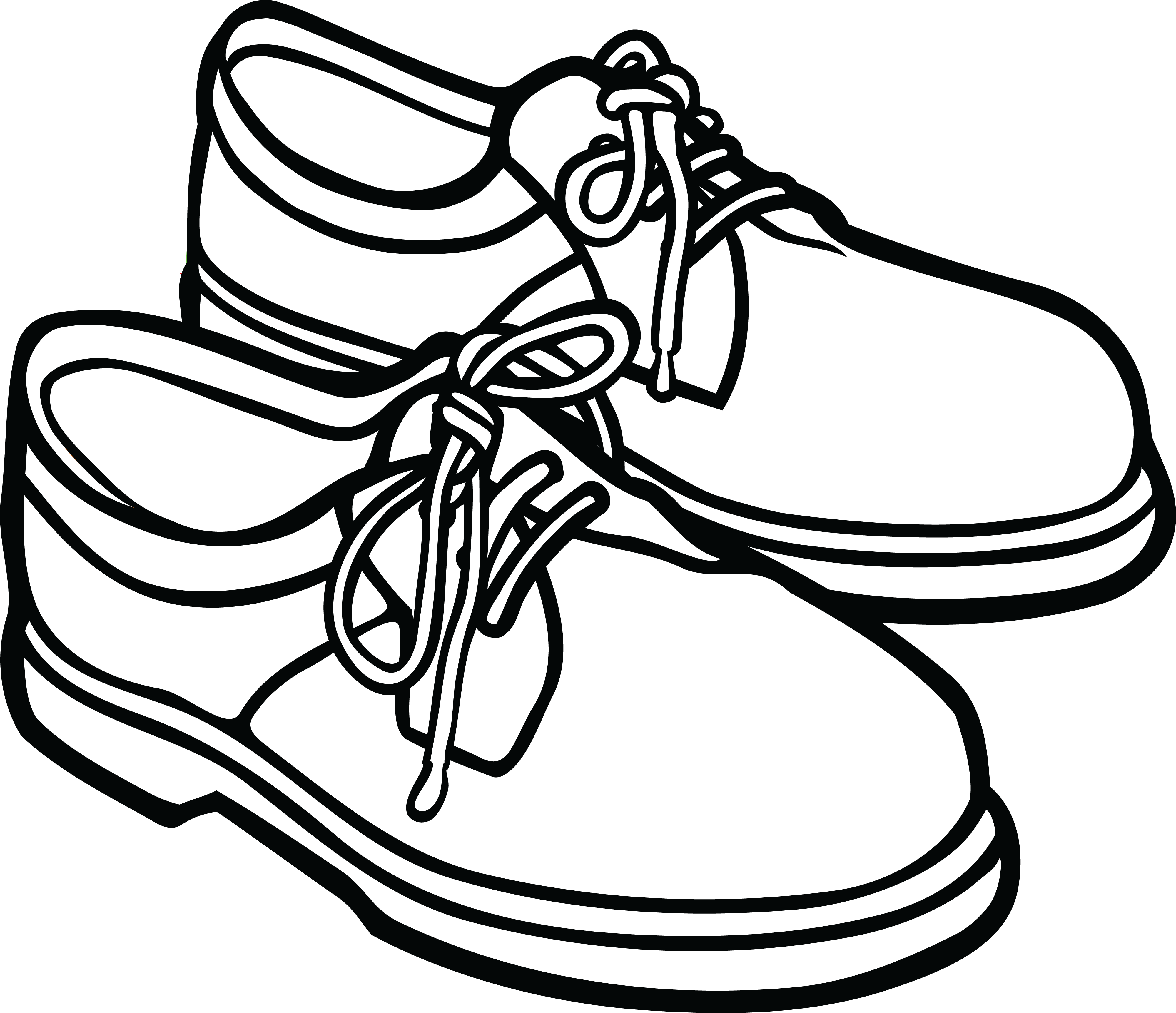 Shoes Cartoon Clipart