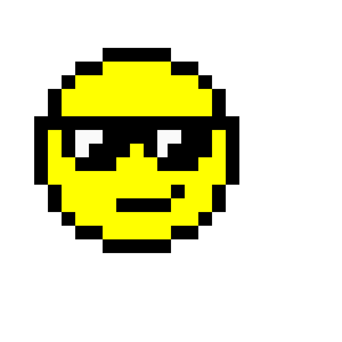 Pixel Art Smiley Clipart