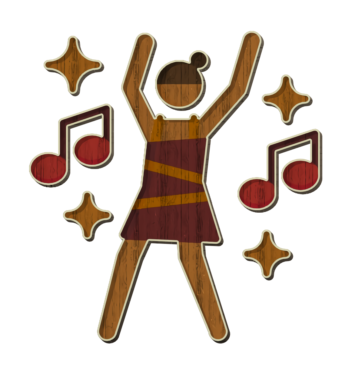 Dancing icon Discotheque icon Girl icon Clipart