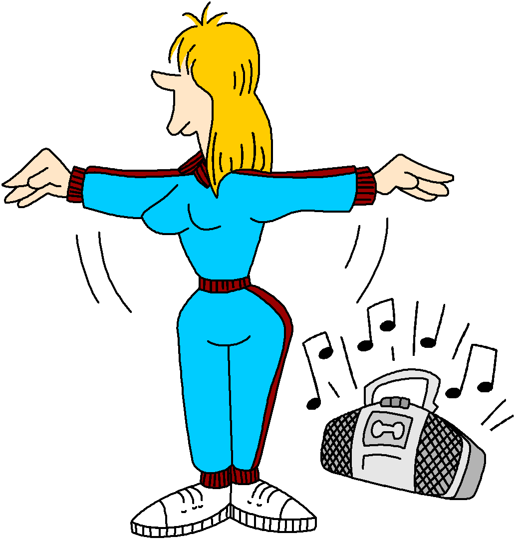 Fitness Cartoon Clipart
