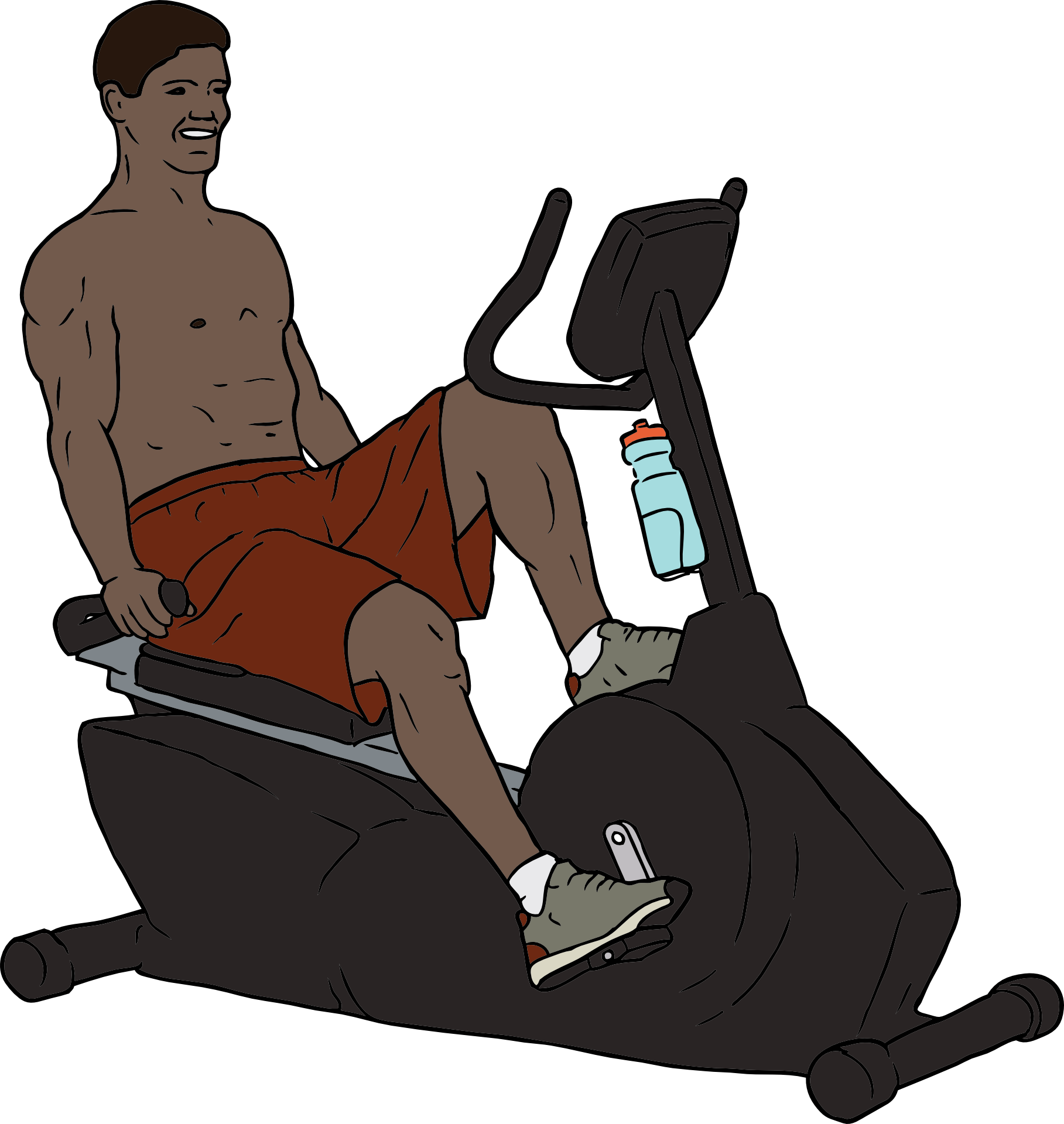 Fitness Cartoon Clipart