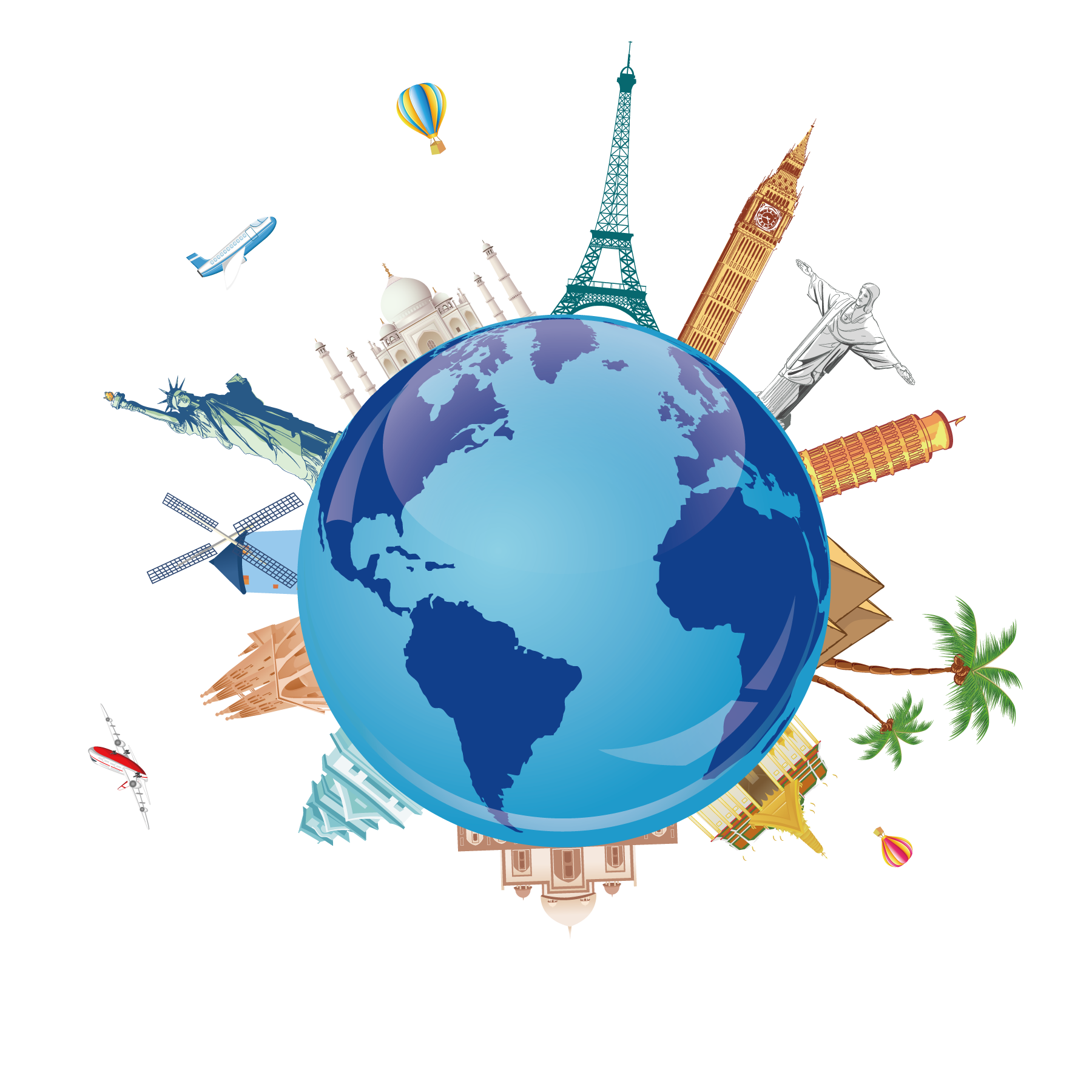 Travel Earth Clipart
