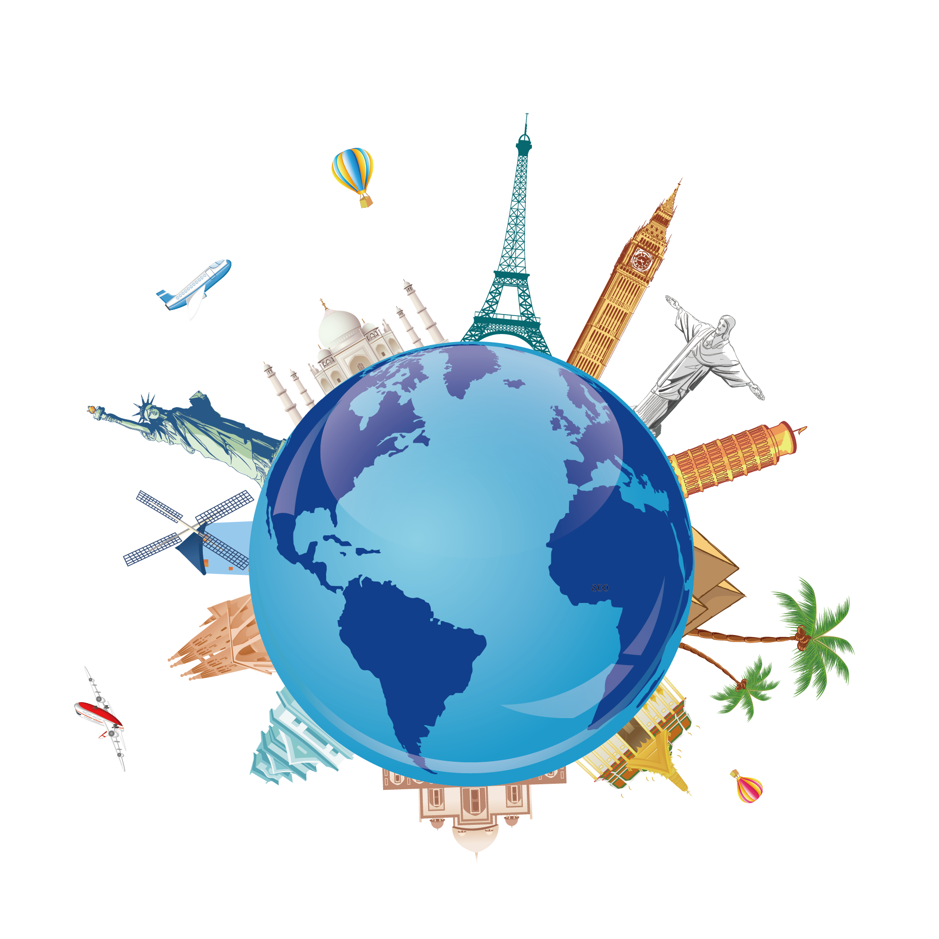 Travel Earth Clipart