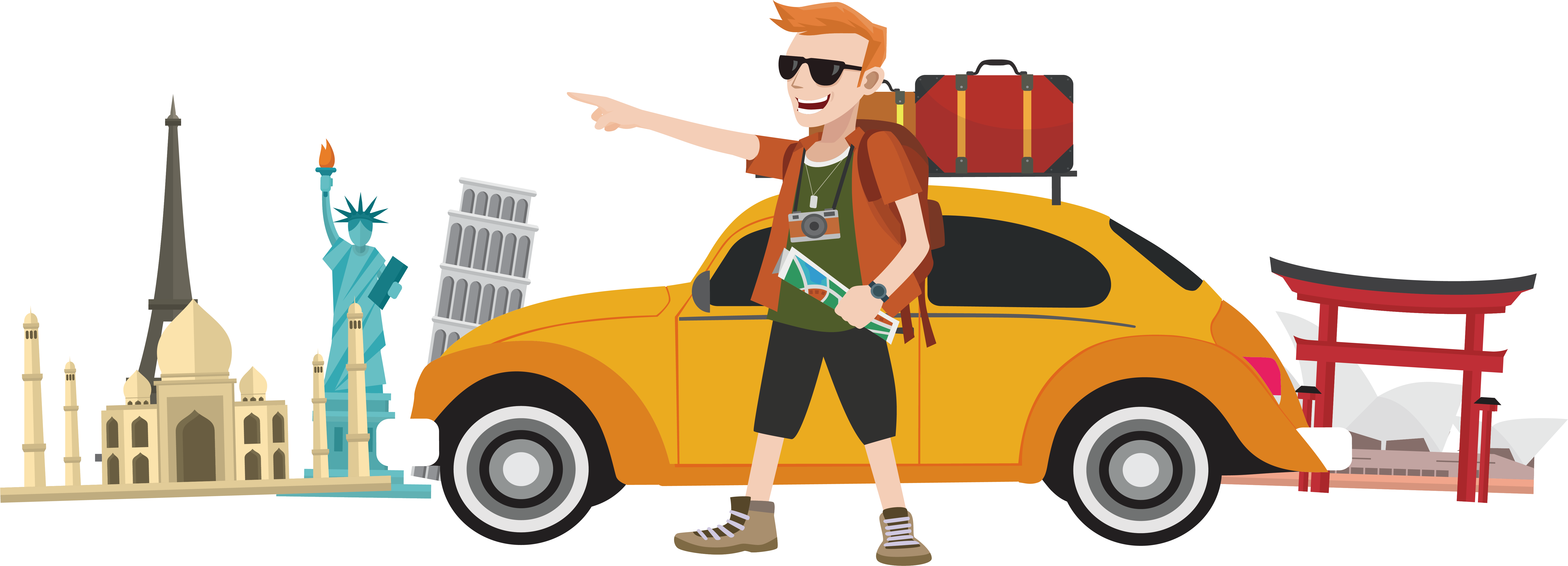 Travel Tourist Clipart