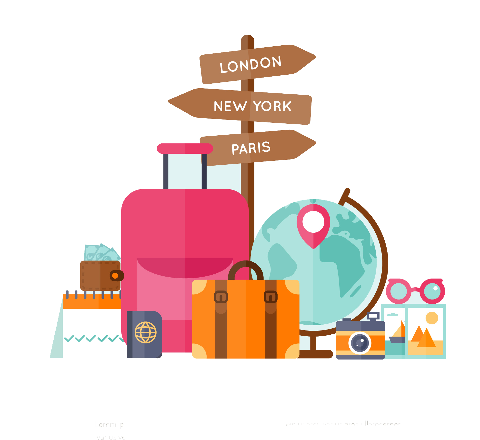 Travel Art Clipart
