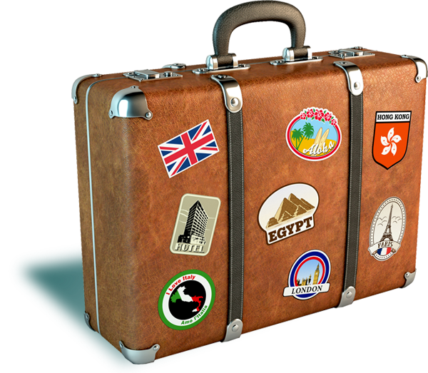 Suitcase Cartoon Clipart