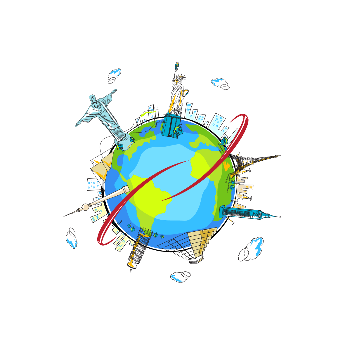 World Tourism Day Clipart