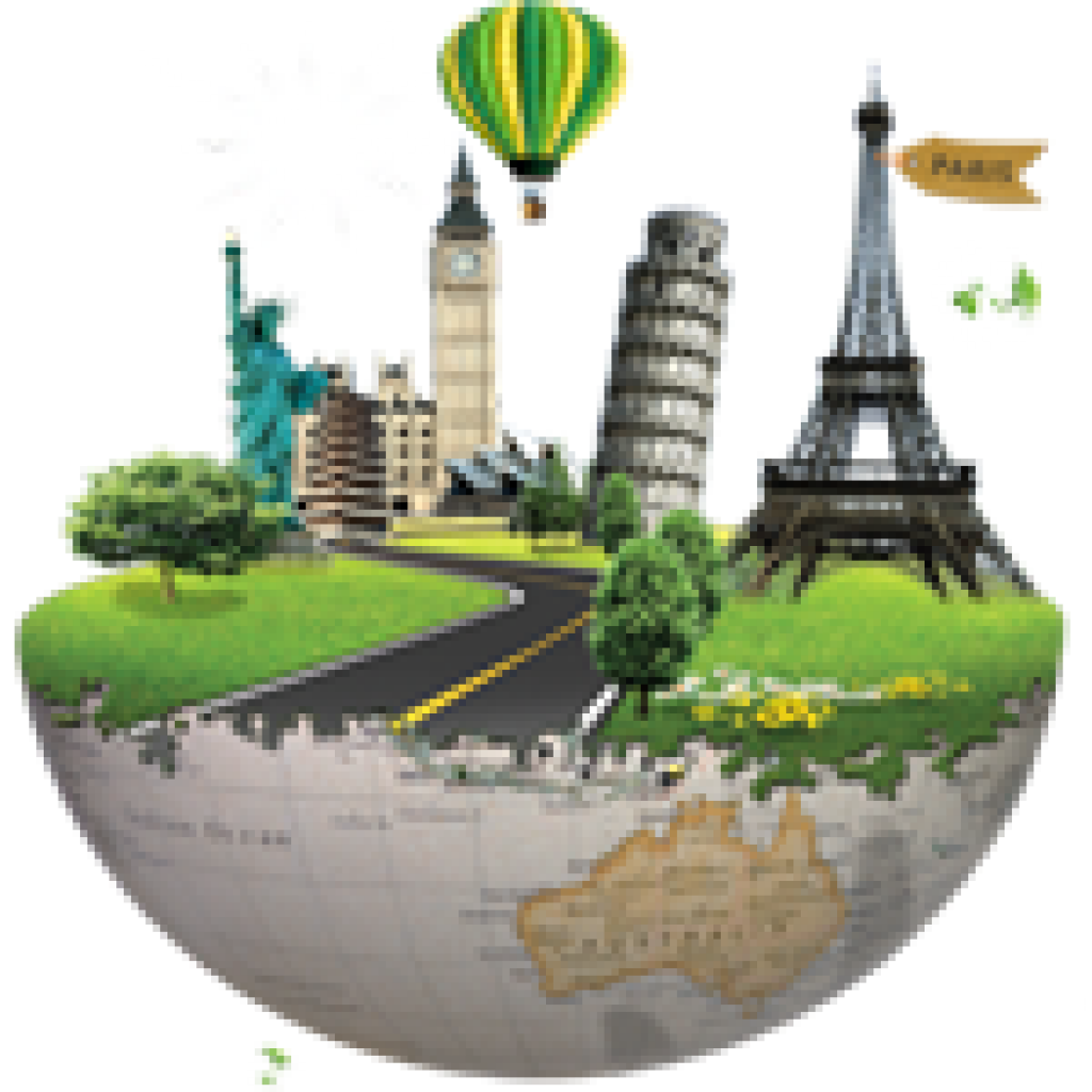 Travel World Clipart