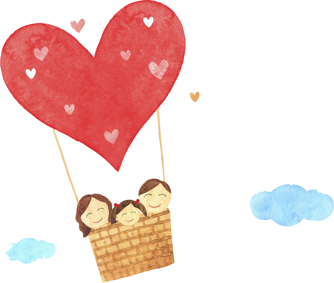Parents Day Love Background Clipart