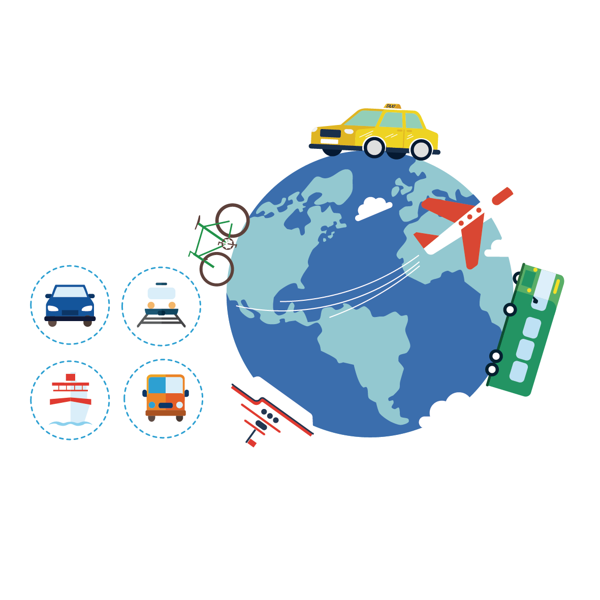 Travel Globe Clipart