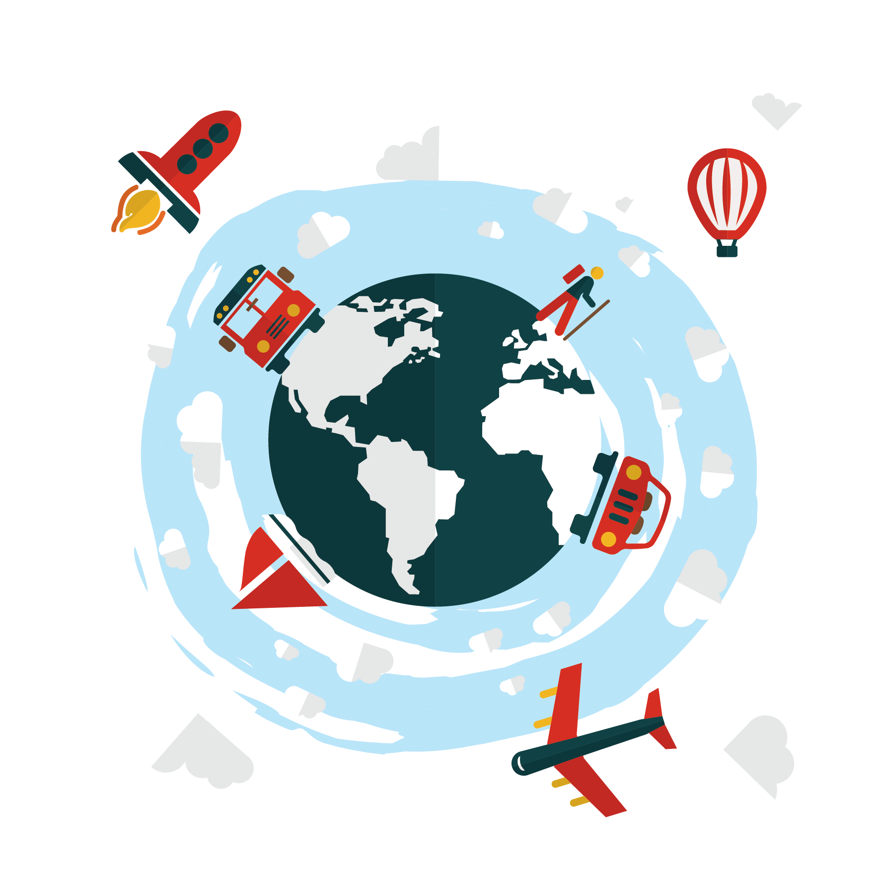 Travel Globe Clipart