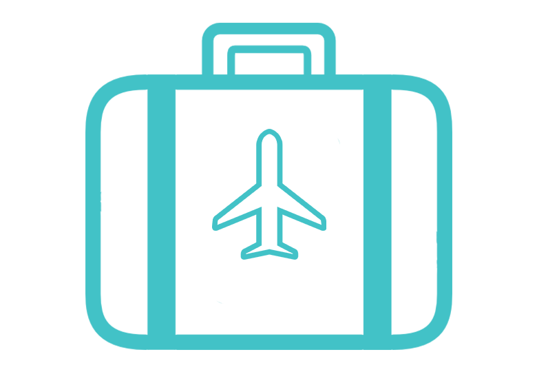 Travel Blue Background Clipart