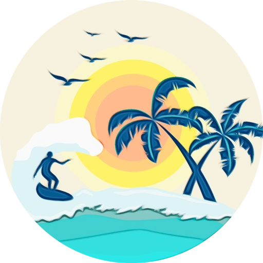 surfing travel agent ola beaches accommodation hotel Clipart