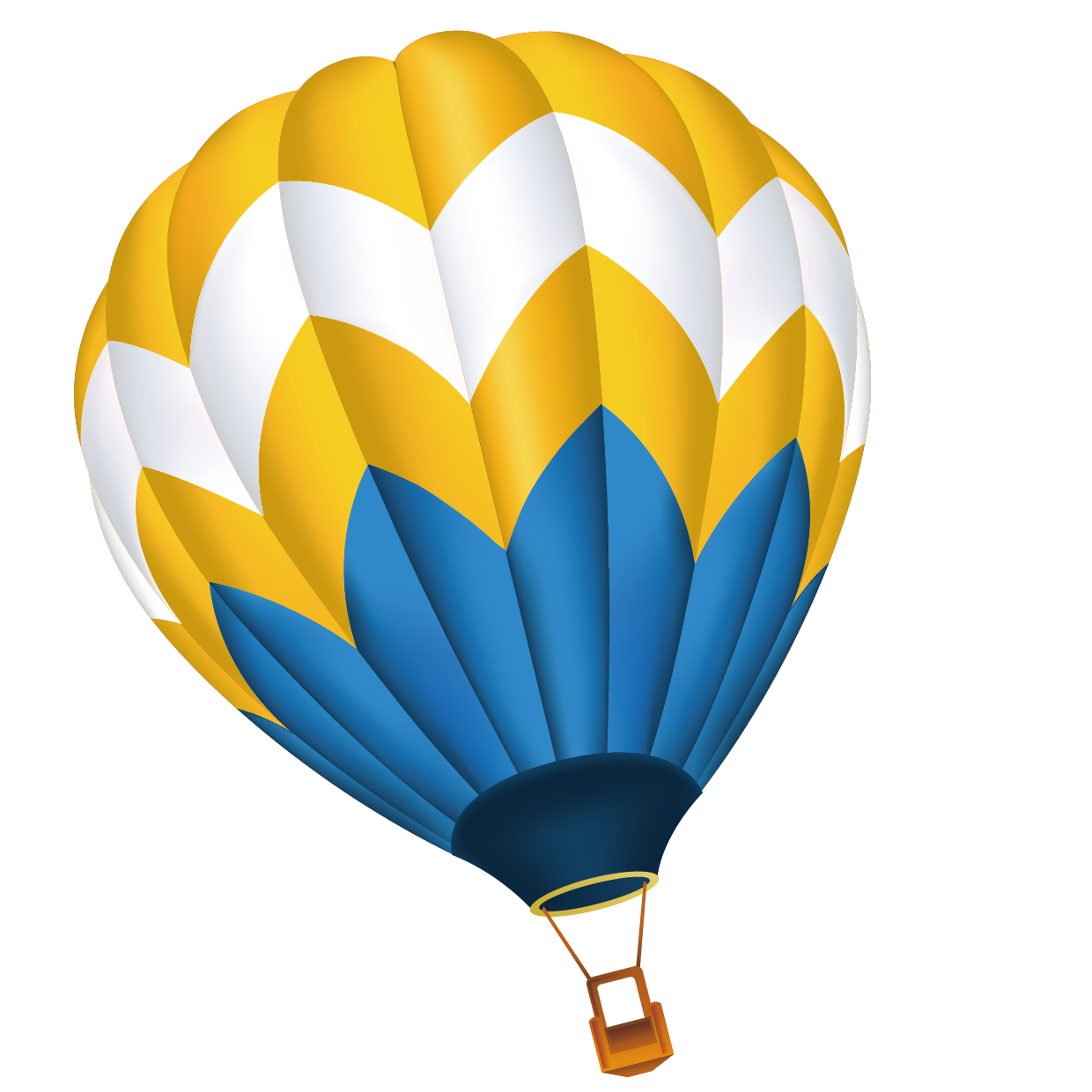 Hot Air Balloon Cartoon Clipart