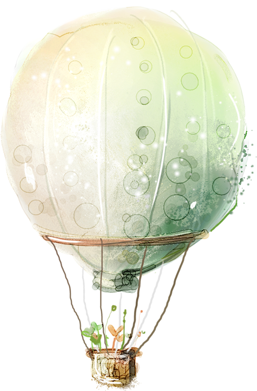 Hot Air Balloon Cartoon Clipart