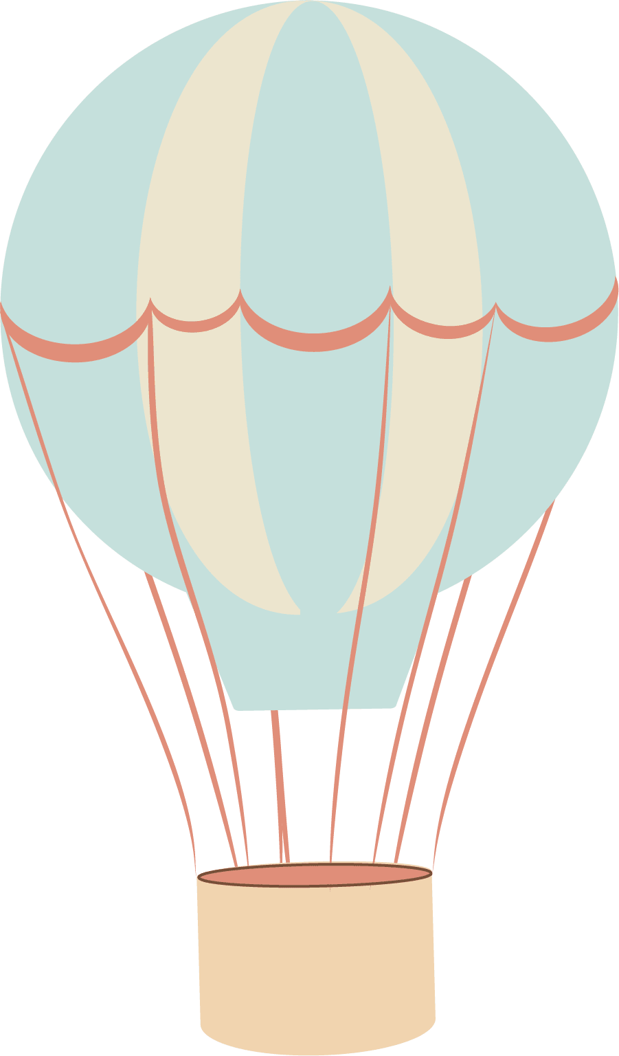 Hot Air Balloon Cartoon Clipart