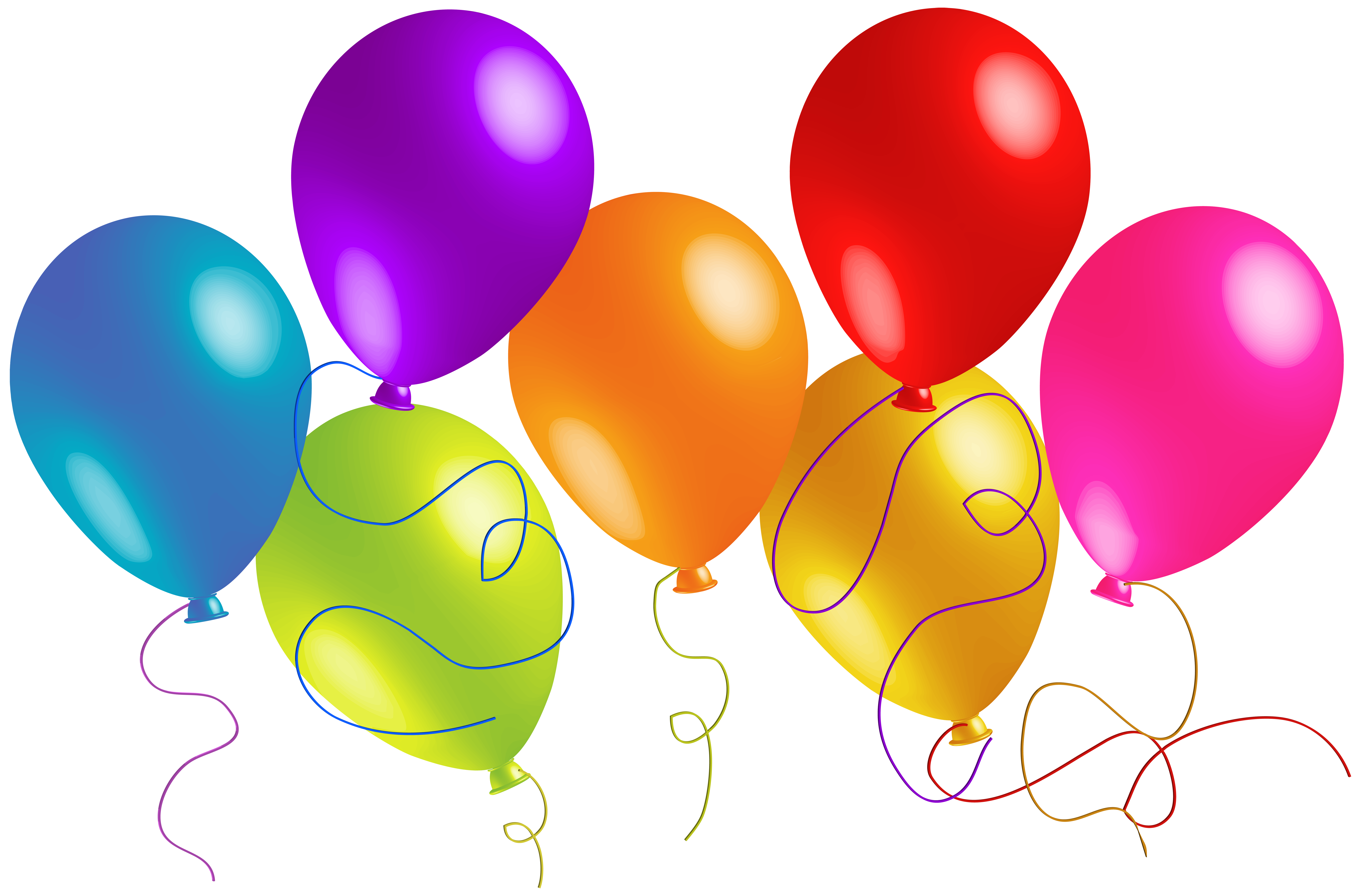 Birthday Balloon Cartoon Clipart