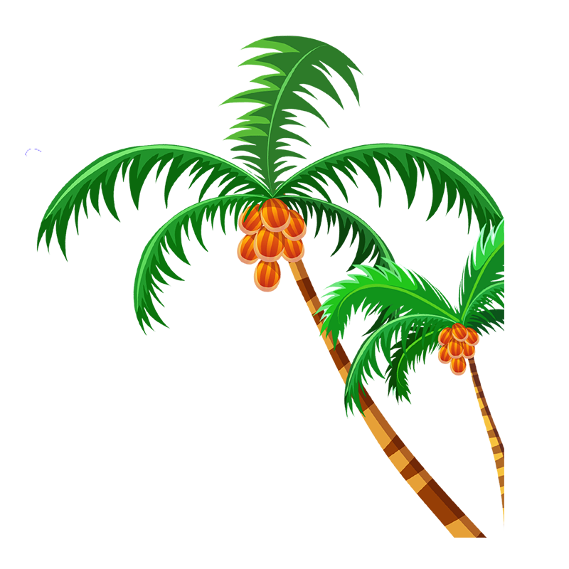 Summer Palm Tree Clipart