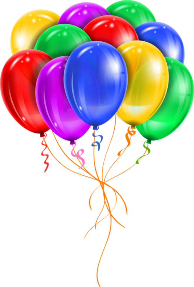 Birthday Balloon Cartoon Clipart