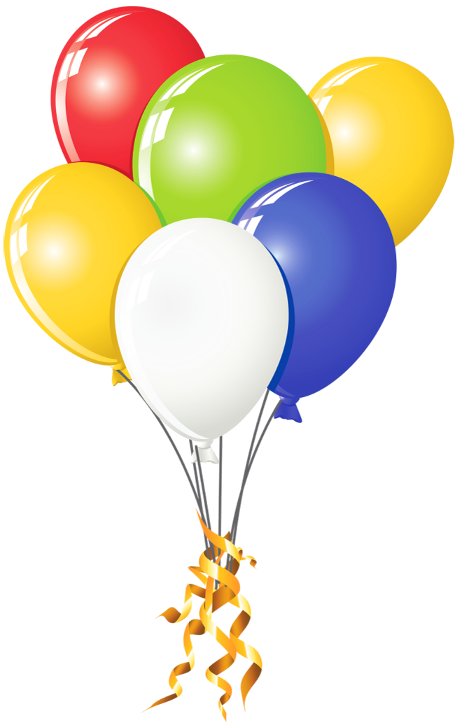 Birthday Balloon Cartoon Clipart