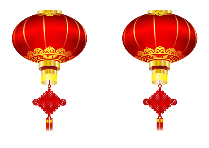 Chinese New Year Red Background Clipart