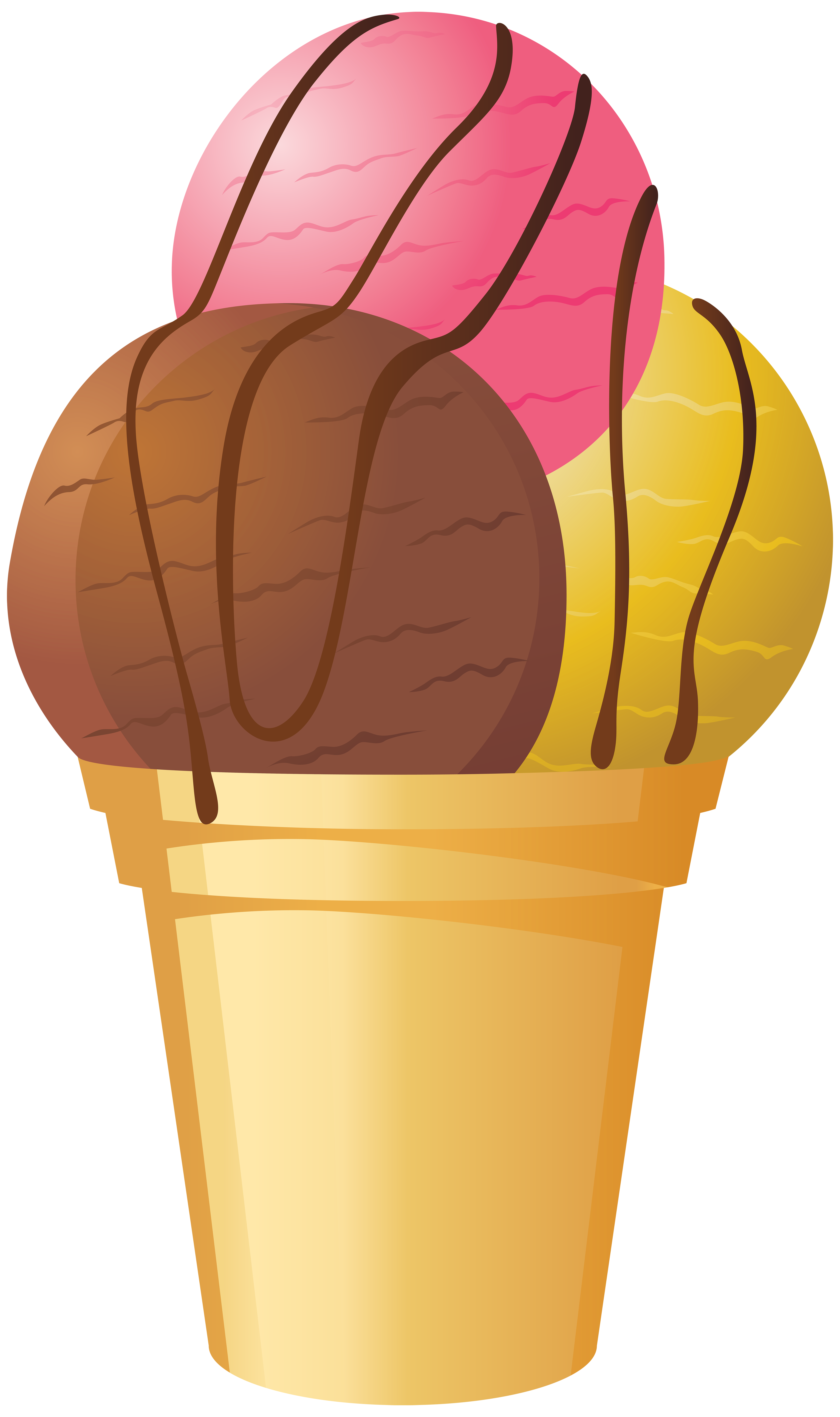 Ice Cream Cone Background Clipart