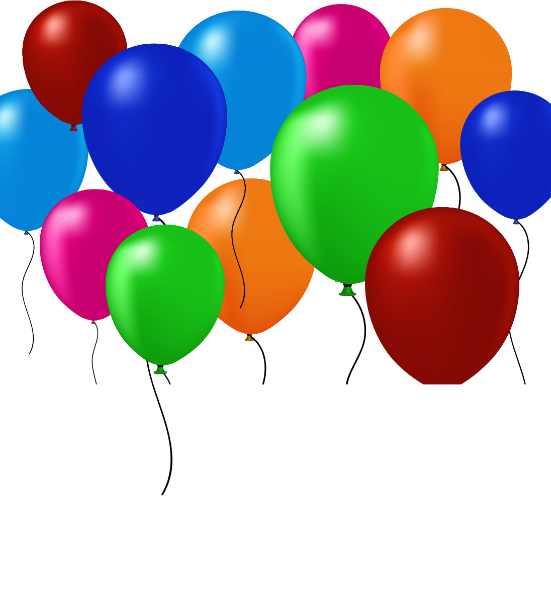 Birthday Party Ribbon Clipart
