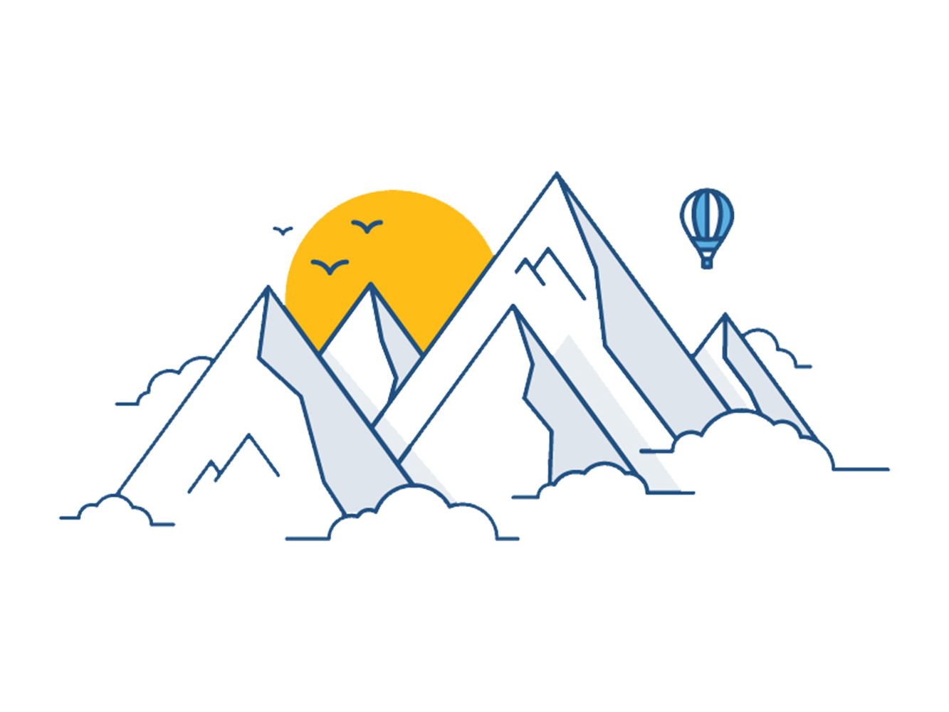 Mountain Icon Clipart