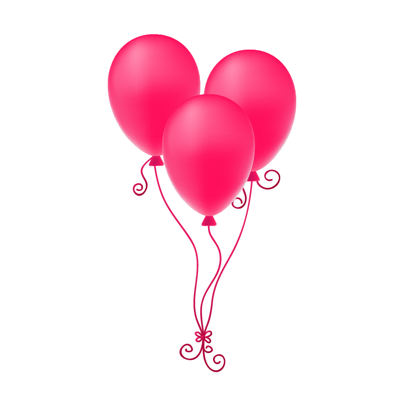 Birthday Balloon Cartoon Clipart