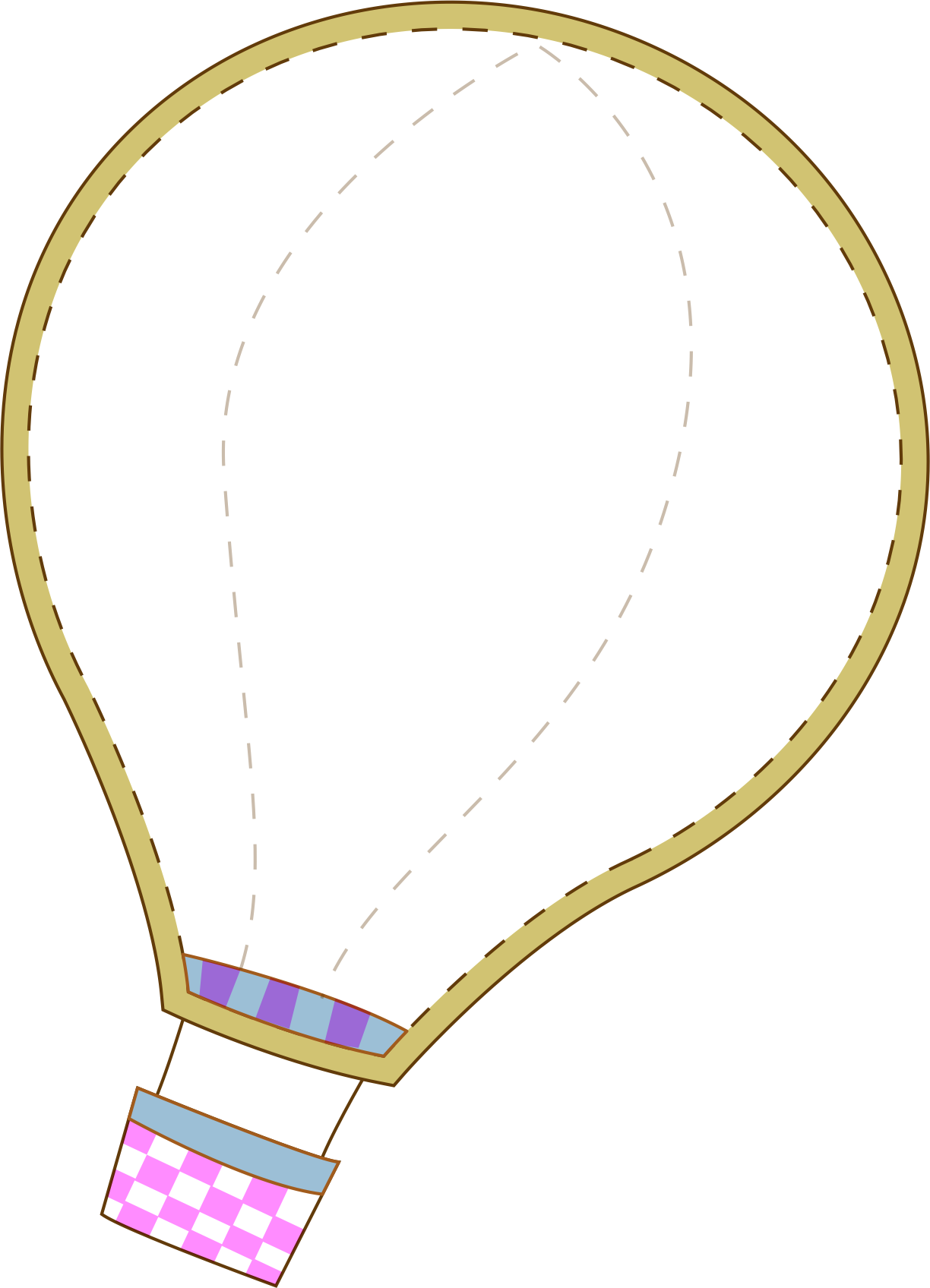 Hot Air Balloon Cartoon Clipart