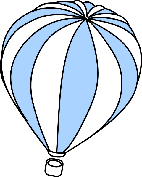 Balloon Black And White Clipart