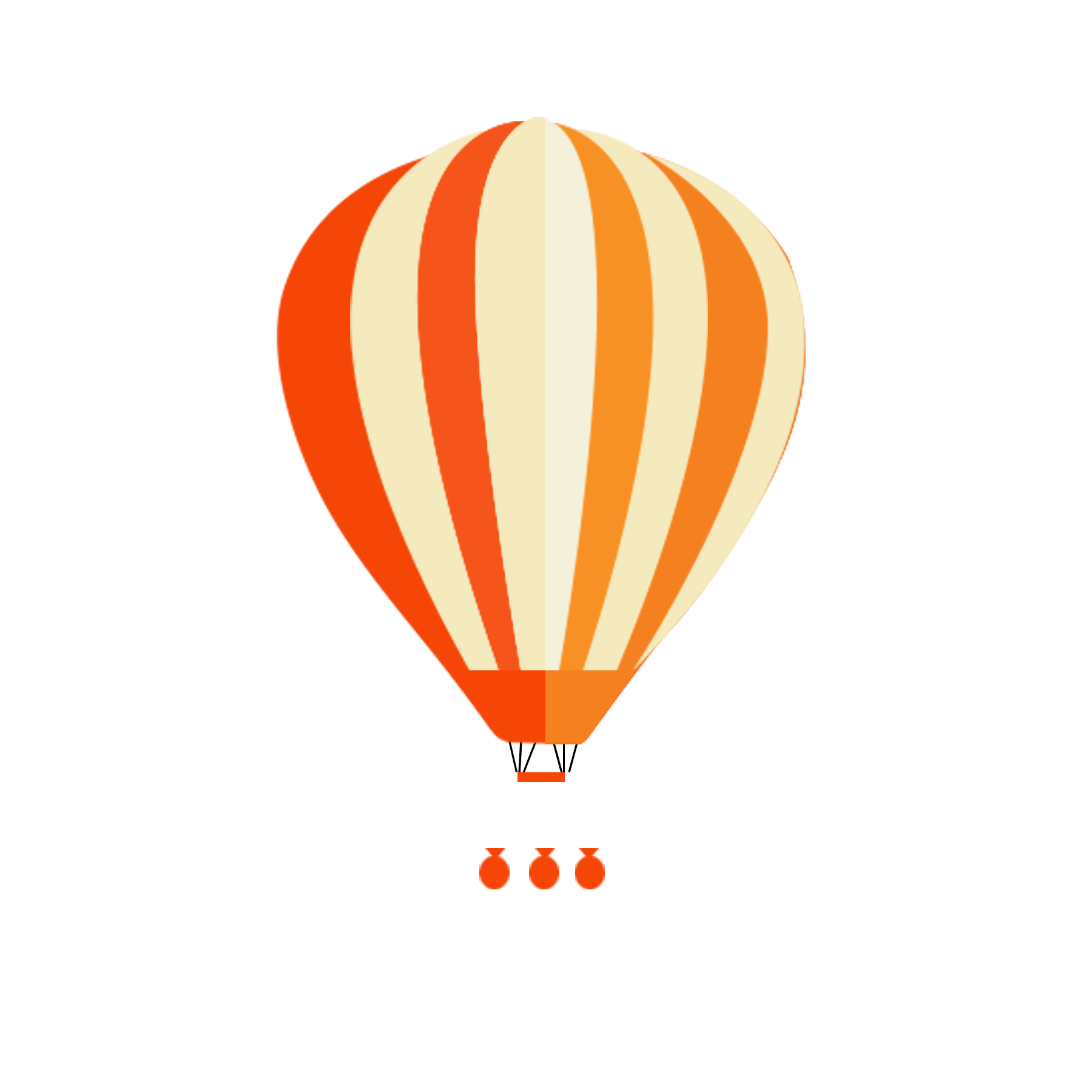 Hot Air Balloon Cartoon Clipart