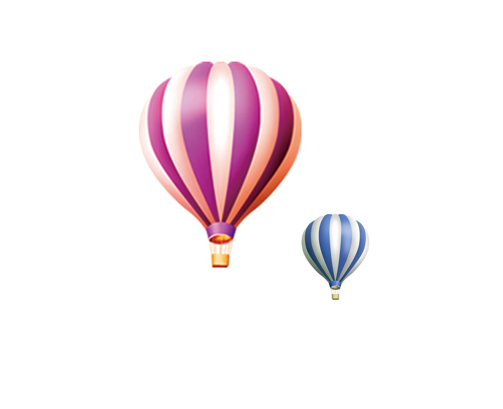 Hot Air Balloon Cartoon Clipart