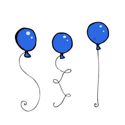 Blue Balloon Clipart