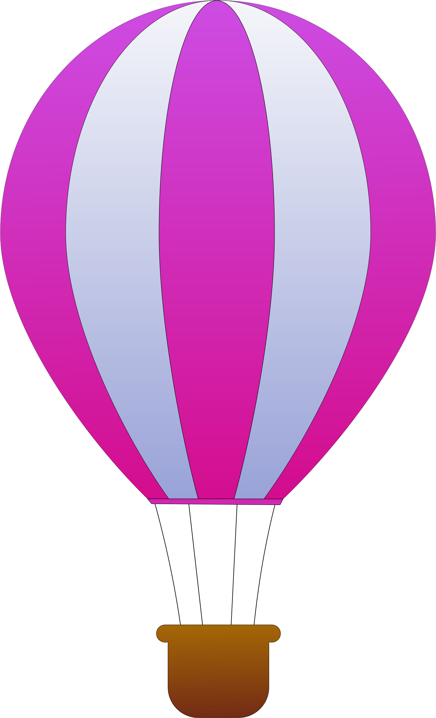 Hot Air Balloon Cartoon Clipart