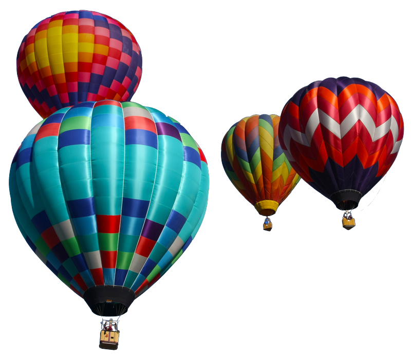 Hot Air Balloon Watercolor Clipart