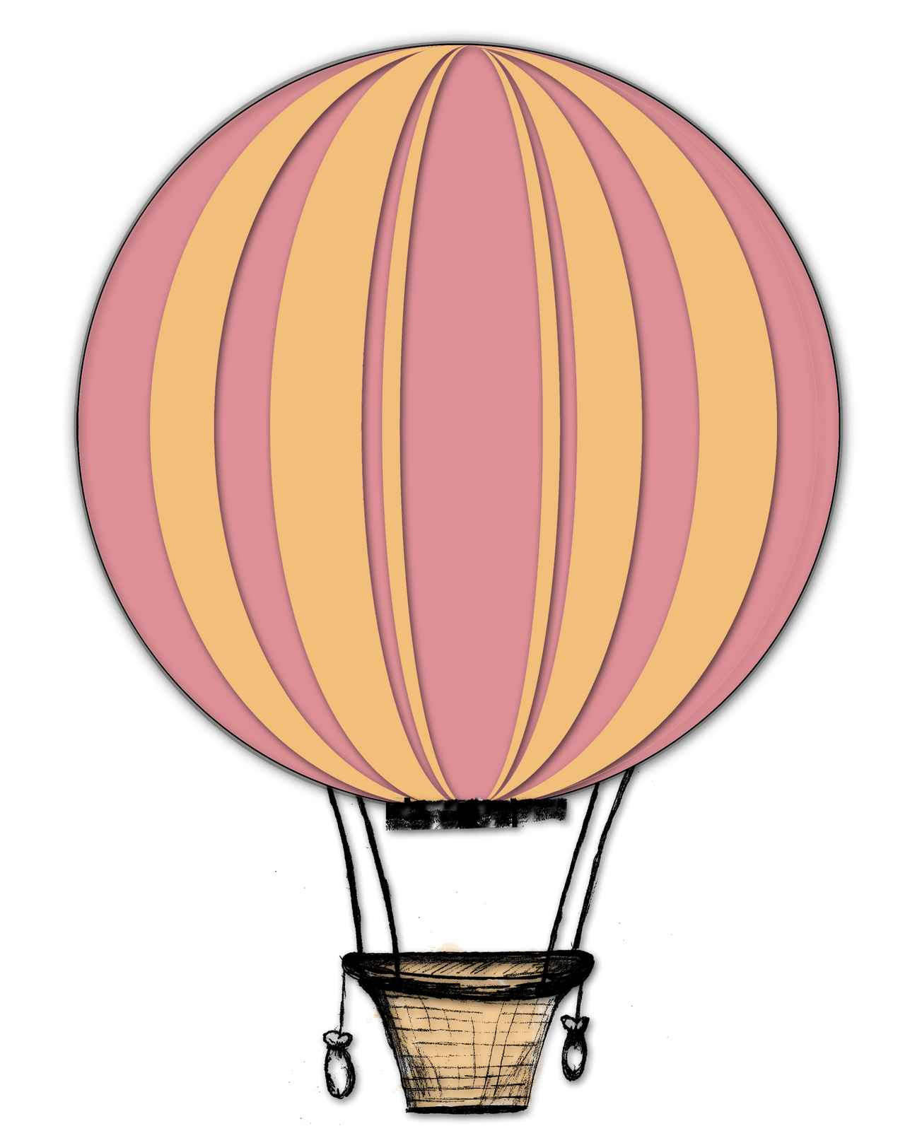 Hot Air Balloon Cartoon Clipart