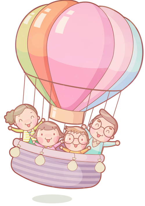 Hot Air Balloon Silhouette Clipart