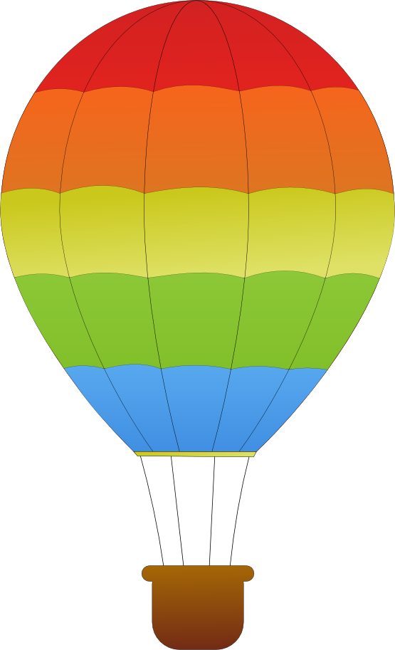 Hot Air Balloon Cartoon Clipart
