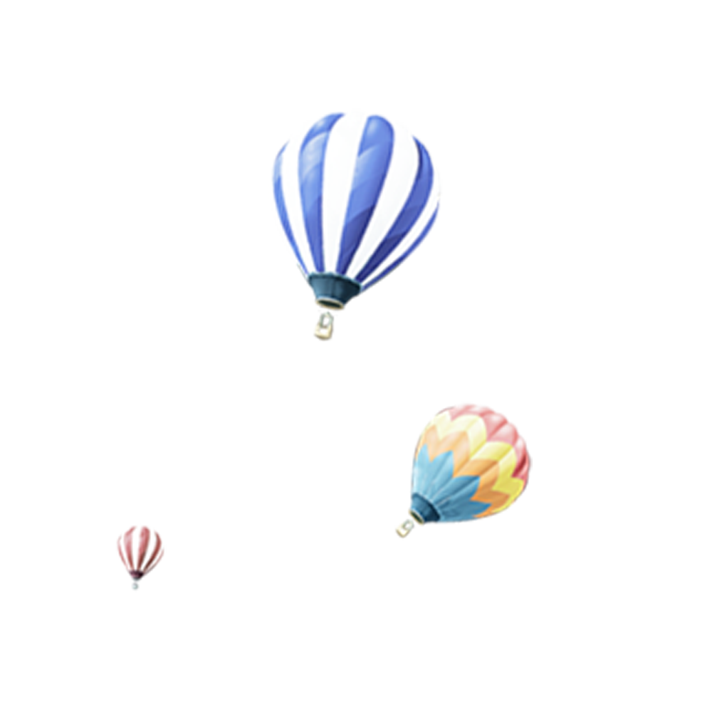 Hot Air Balloon Cartoon Clipart