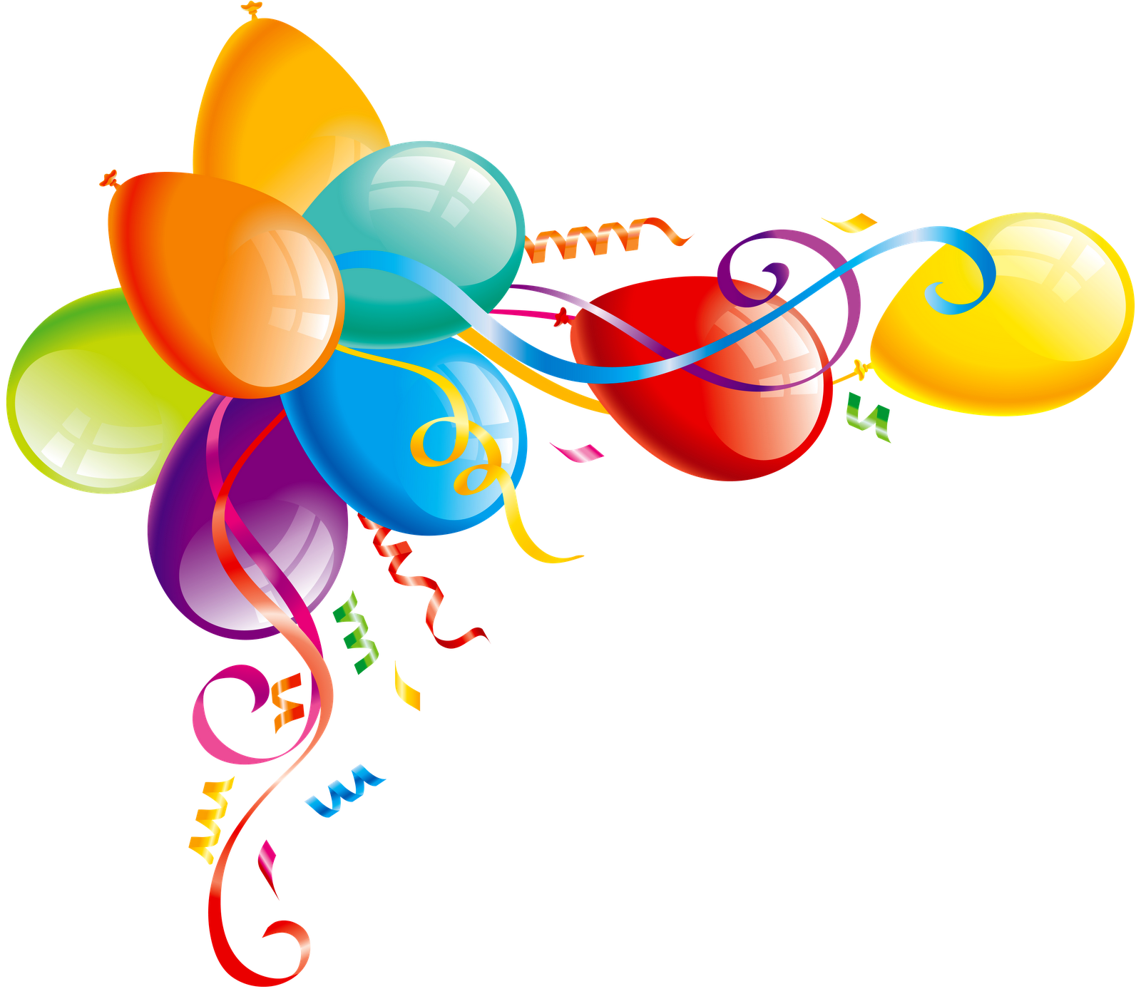 Birthday Balloon Cartoon Clipart