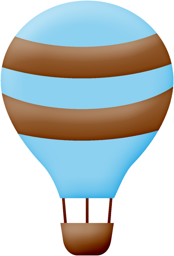 Hot Air Balloon Silhouette Clipart