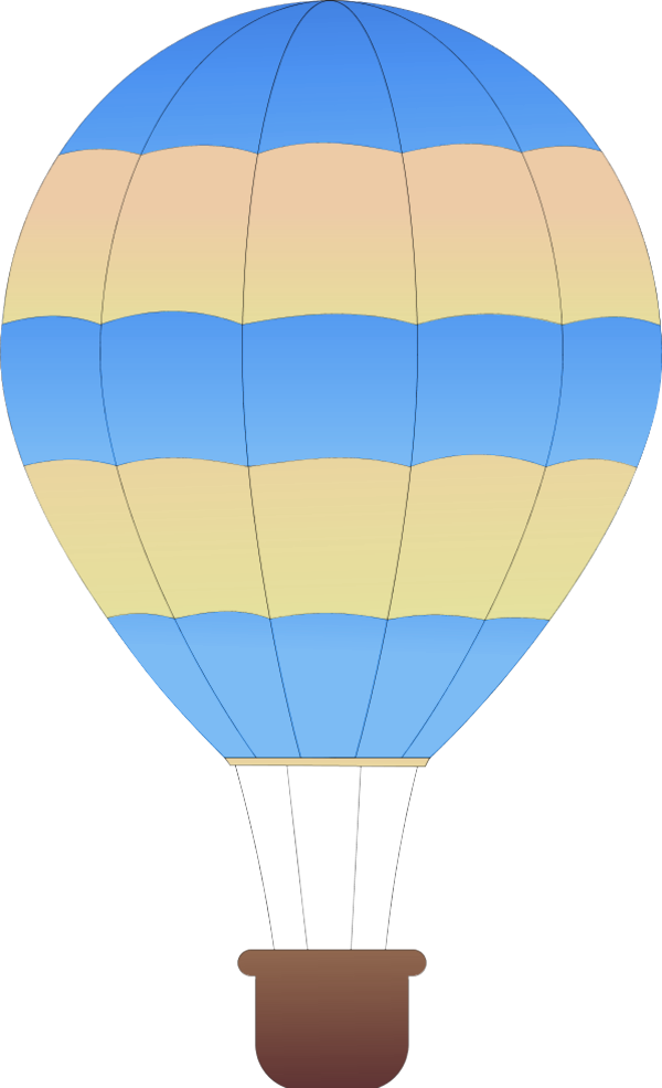 Hot air balloon Clipart